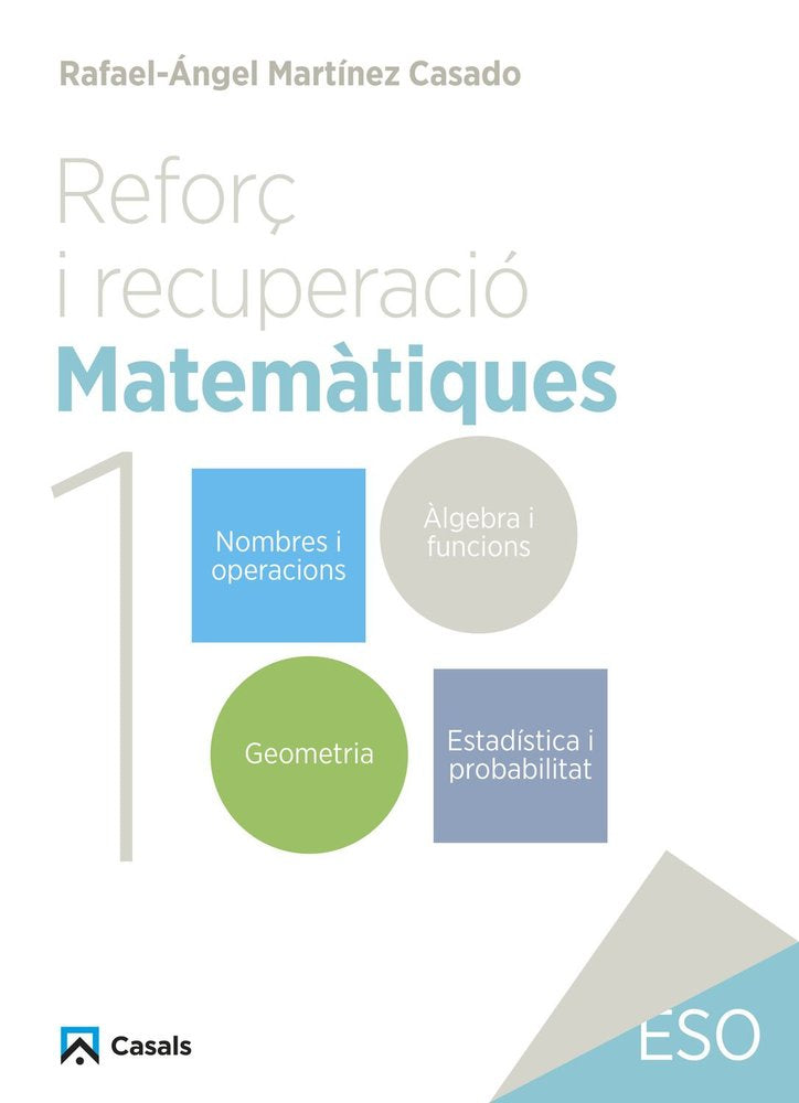 Reforç i recuperació. Matemàtiques 1 | Varios autores | 9788421882986 (CASALS) Imagen principal del producto
