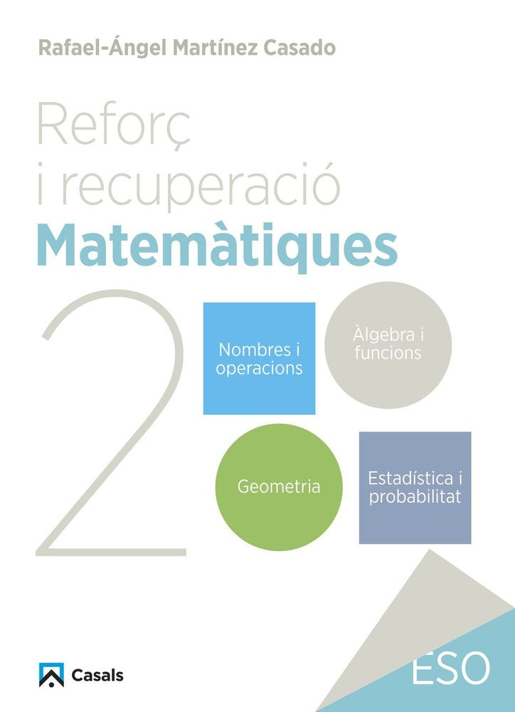 Reforç i recuperació. Matemàtiques 2 | Varios autores | 9788421882993 (CASALS) Imagen principal del producto