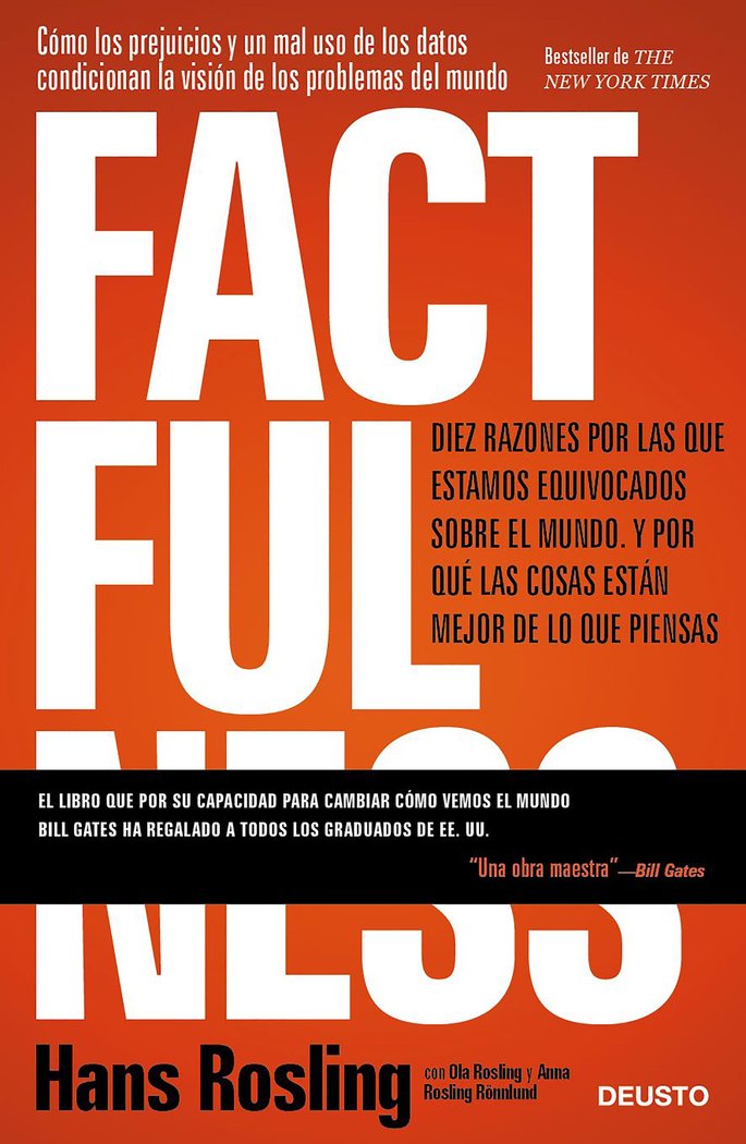 FACTFULNESS | HANS ROSLING | EDICIONES DEUSTO | 9788423429967 Imagen principal del producto