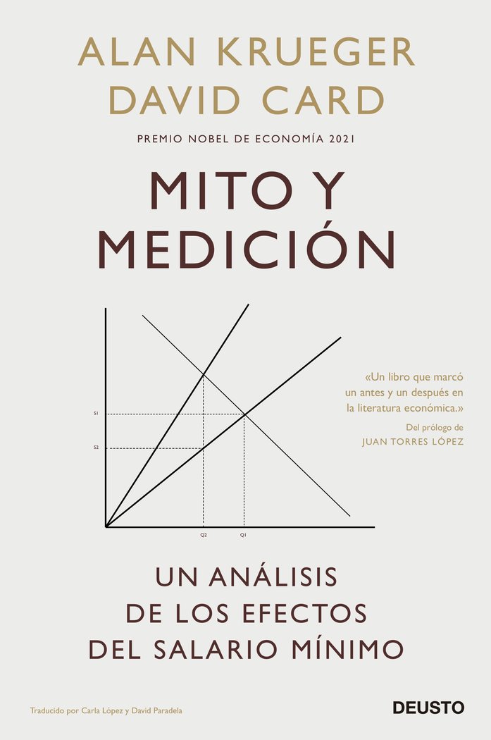 MITO Y MEDICION | DAVID CARD Y ALAN KRUEGER | EDICIONES DEUSTO | 9788423434039 Imagen principal del producto