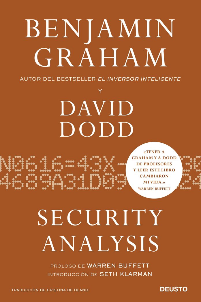 SECURITY ANALYSIS - 9788423436422