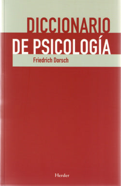 DIC,DE PSICOLOGIA (RCA) | DORSCH,FRIEDRICH | HERDER | 9788425425745