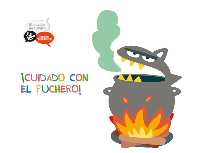 MALVADOS DE CUENTO 3AÑOS EI MAYUSCULA 14 LO VES | Varios Autores | 9788426391872 (Edelvives)