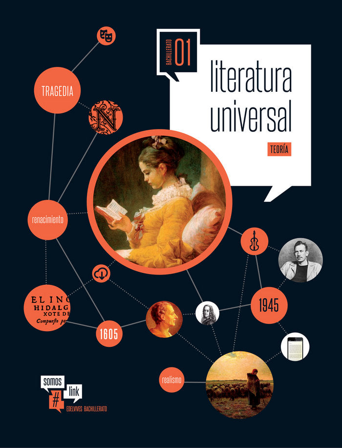 ✅ LITERATURA UNIVERSAL 1ºNB SOMOSLINK 15 PACK EDELITU41N - 9788426399649 Imagen principal del producto