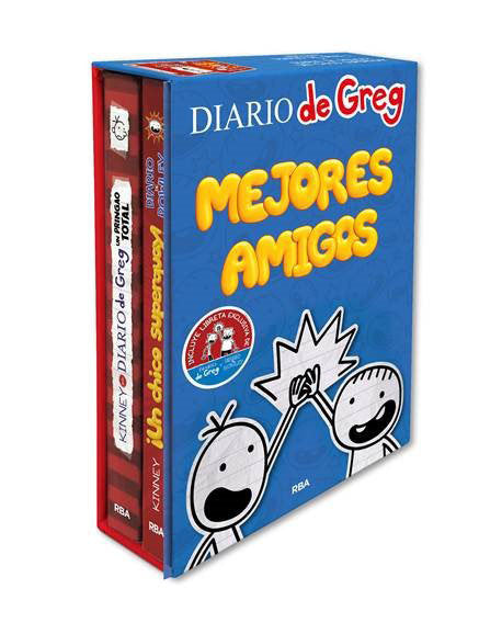 DIARIO DE GREG - MEJORES AMIGOS (ESTUCHE CON: UN PRINGAO TOTAL | ¡UN CHICO SUPER GUAY!) I Kinney, Jeff I Molino I 9788427220850