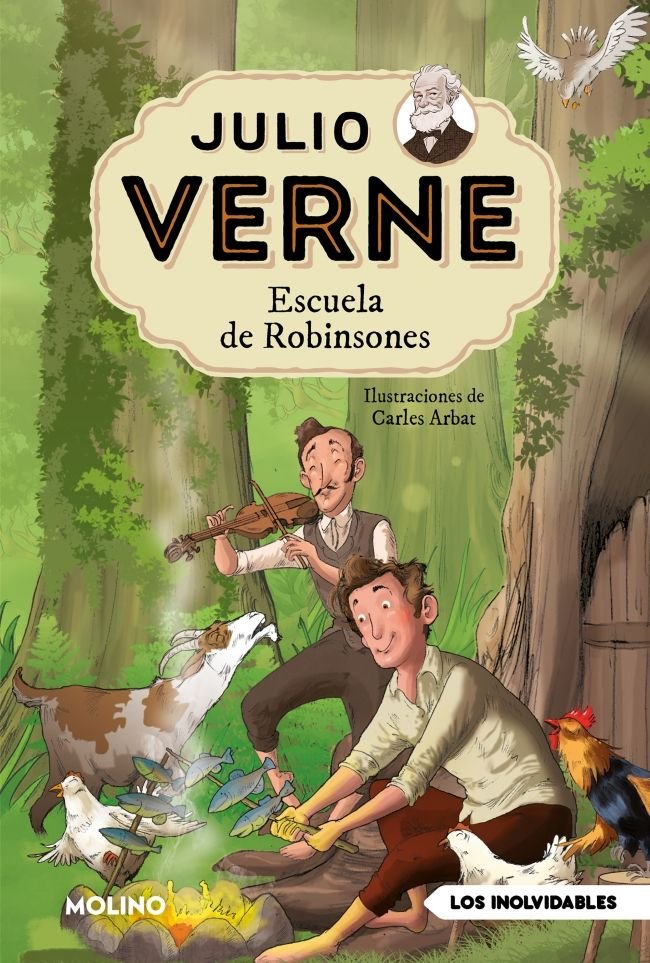 JULIO VERNE - ESCUELA DE ROBINSONES (EDICIÓN ACTUALIZADA, ILUSTRADA Y ADAPTADA) I Verne, Julio I Molino I 9788427245853 Imagen principal del producto