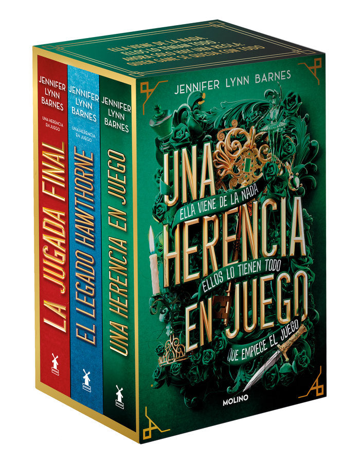 UNA HERENCIA EN JUEGO (ESTUCHE CON: UNA HERENCIA EN JUEGO | EL LEGADO HAWTHORNE | LA JUGADA FINAL) (UNA HERENCIA EN JUEGO) I Barnes, Jennifer Lynn I Molino I 9788427246058