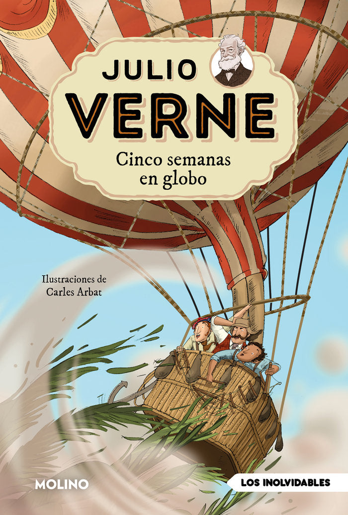 JULIO VERNE - CINCO SEMANAS EN GLOBO (EDICIÓN ACTUALIZADA, ILUSTRADA Y ADAPTADA) I Verne, Julio I Molino I 9788427246751