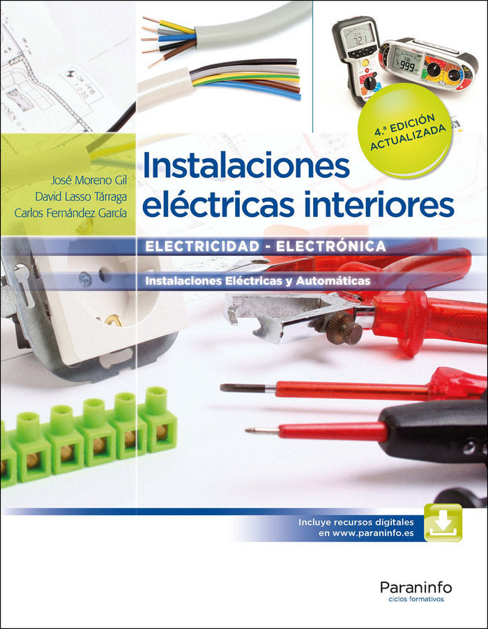 INSTALACIONES ELECTRICAS INTERIORES 4ªED - 9788428338585 Imagen principal del producto