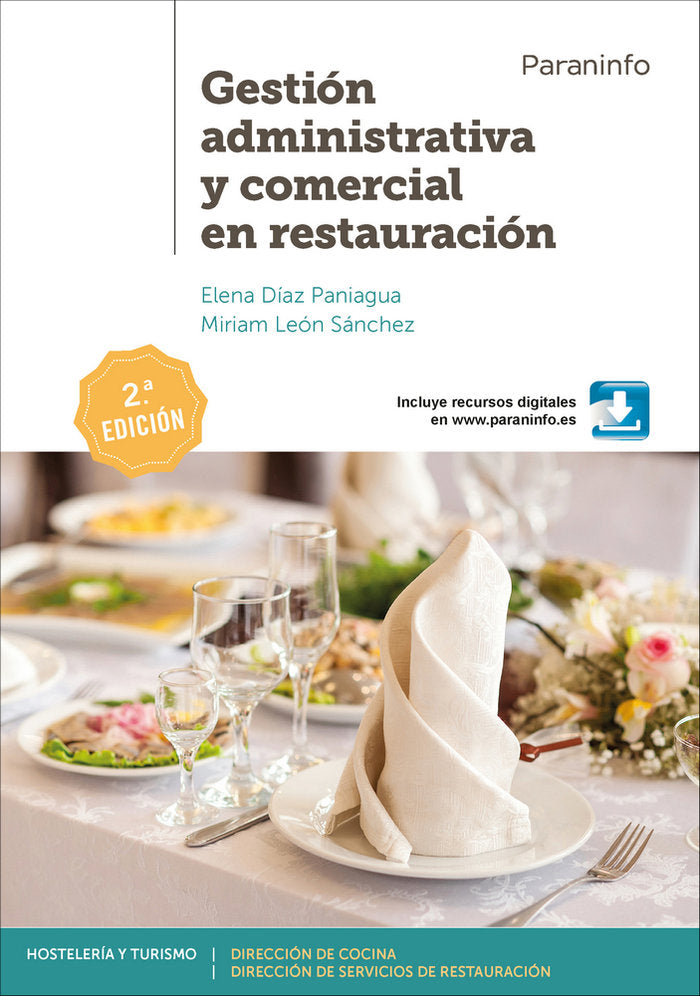 GESTION ADMINISTRATIVA COMERCIAL RESTAURACION 19 | DIAZ PANIAGUA, ELENA/LEON SANCHEZ, MIRIA | PARANINFO | 9788428340984