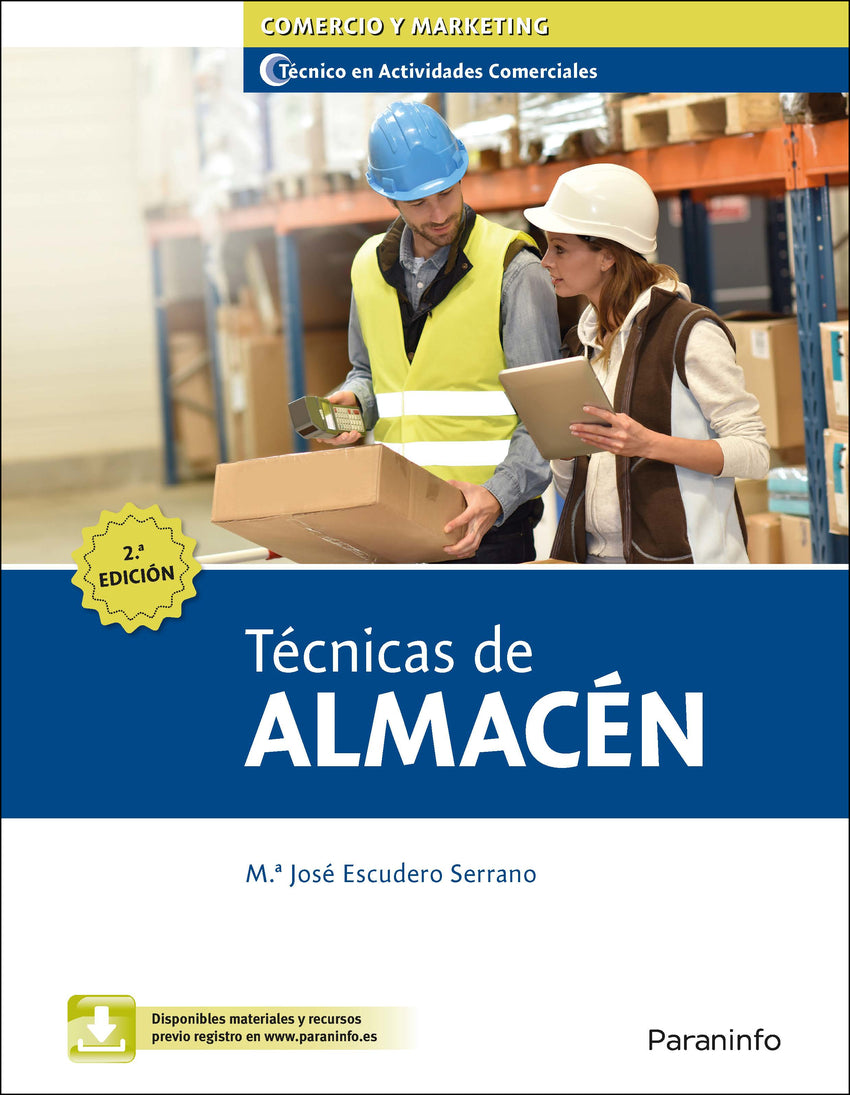 ✅ TÉCNICAS DE ALMACÉN 2.ª EDICIÓN 2023 - 9788428359436