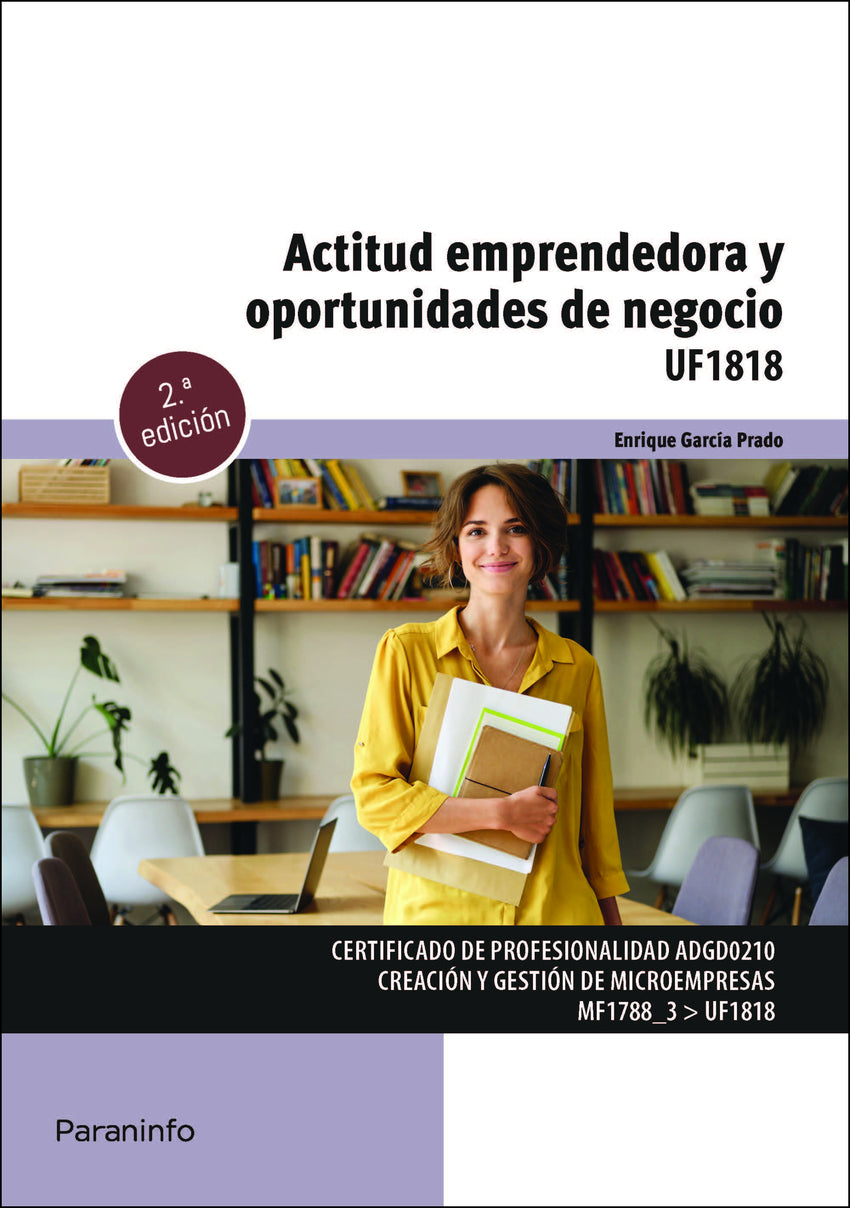 ✅ ACTITUD EMPRENDEDORA Y OPORTUNIDADES DE NEGOCIO - 9788428362948 Imagen principal del producto