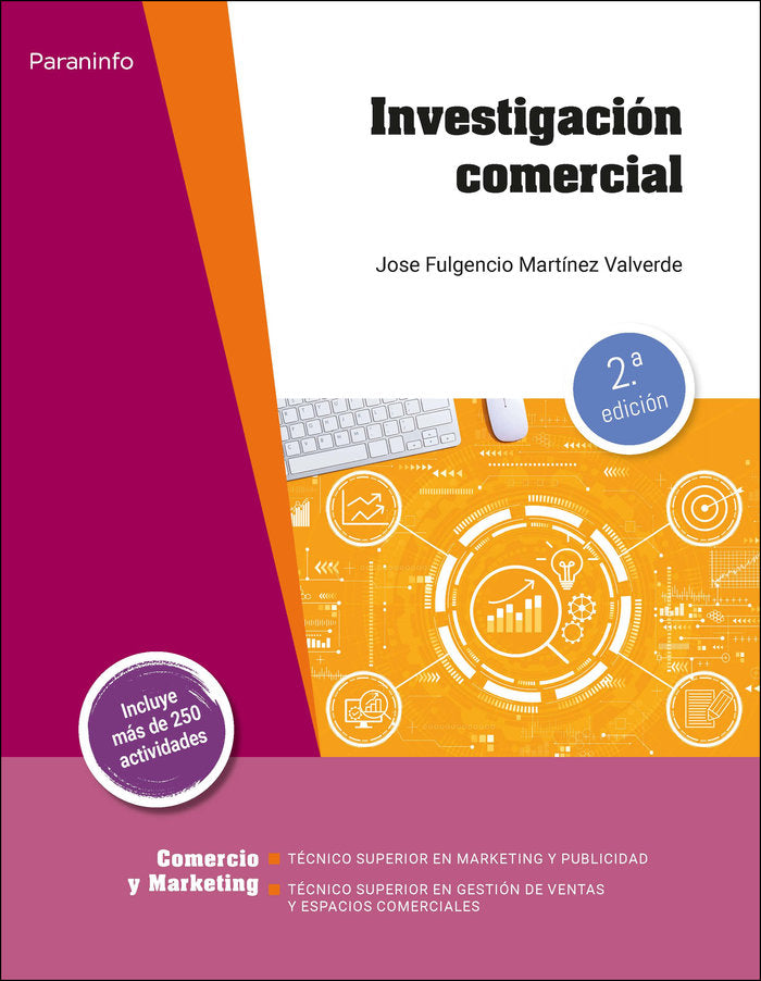 INVESTIGACION COMERCIAL 2ª EDICION 2024 | MARTINEZ VALVERDE,JOSE FULGENCIO | PARANINFO | 9788428363266