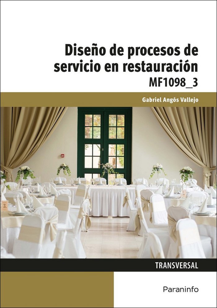 DISEÑO PROCESOS SERVICIO RESTAURACION | ANGOS VALLEJO,GABRIEL | PARANINFO | 9788428398855