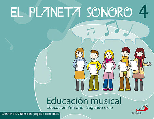 PACK Planeta Sonoro 4º EP (libro+cuaderno) PAUMU4EP (San Pablo) - 9788428530781