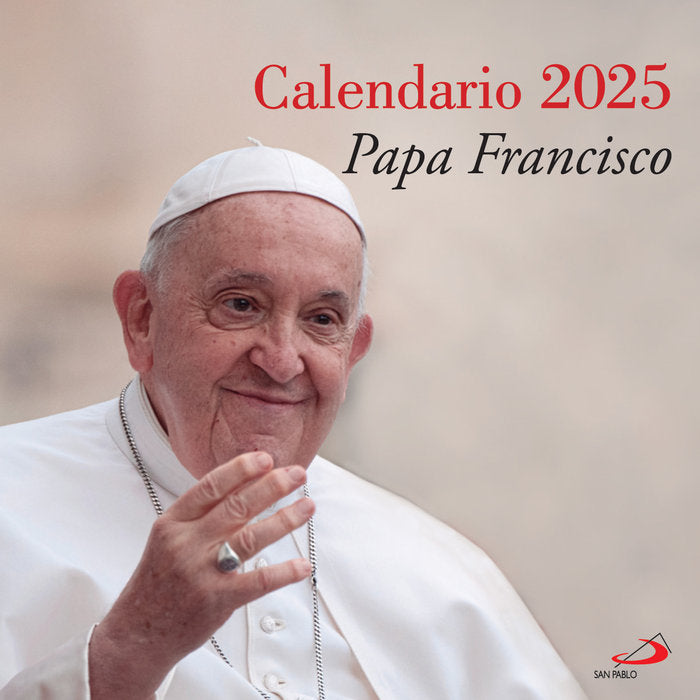 CALENDARIO DE PARED PAPA FRANCISCO 2025 - 9788428571487 Imagen principal del producto