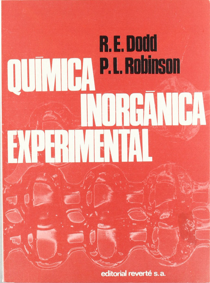 QUIMICA INORGANICA EXPERIMENTAL - 9788429171402 Imagen principal del producto