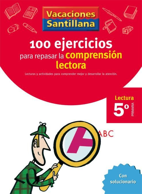 100 Ejercicios Comprension Lectora 5ºep 06 Vacaciones Imagen principal del producto