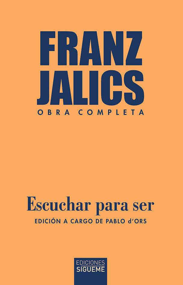 ESCUCHAR PARA SER - 9788430120970 Imagen principal del producto