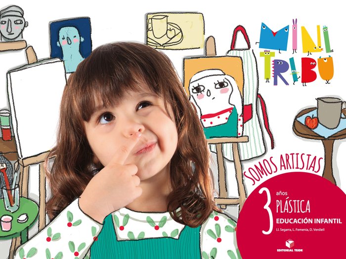PLASTICA SOMOS ARTISTAS 3AÑOS 17 MINI TRIBU | Varios Autores | 9788430711697 (Teide)