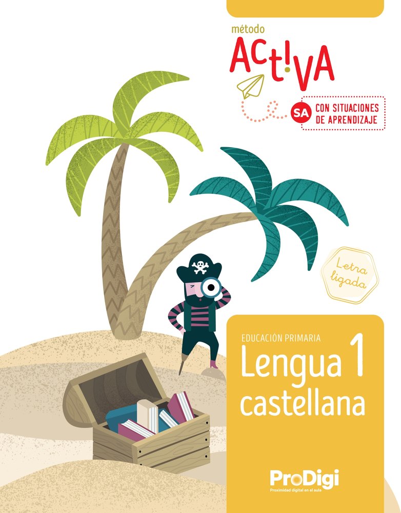 LENGUA 1oEP 25 LETRA LIGADA NUEVA ACTIVA PRODIGI SIT,APREND | AA,VV | 9788430743841 (Teide) Imagen principal del producto