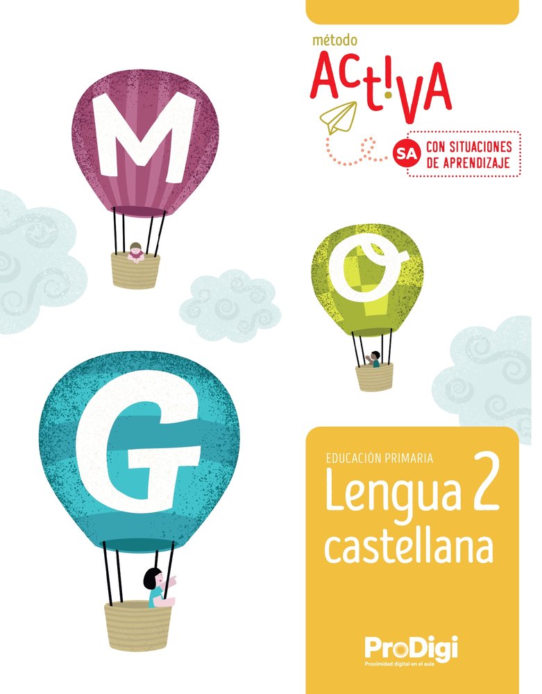 LENGUA 2º de Primaria 25 NUEVA ACTIVA PRODIGI SITUACIONES APRENDIZAJE | AA,VV | 9788430743896 (Teide) Imagen principal del producto