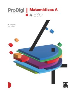 Cuaderno Matemáticas a 4º ESO 23 Prodigi (Teide) - 9788430756599 Imagen principal del producto