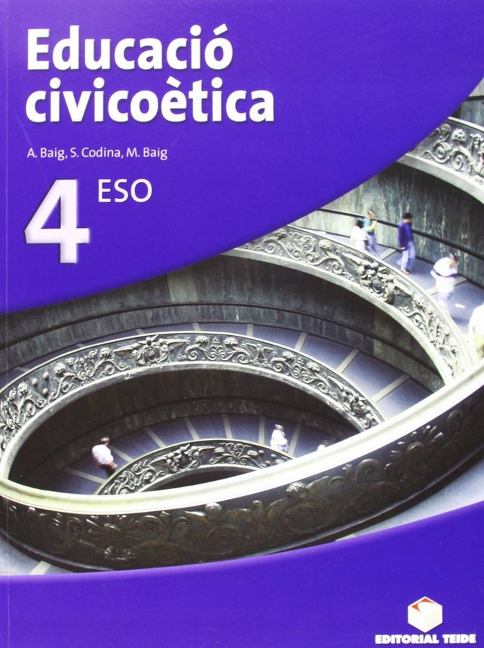 Educació Civicoetica 4º ESO Cataluña 12 TEIETI34ES (Teide) - 9788430786824 Imagen principal del producto