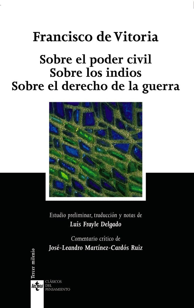 TECNOS CP SOBRE EL PODER CIVIL SOBRE LOS INDIOS - 9788430945191 Imagen principal del producto
