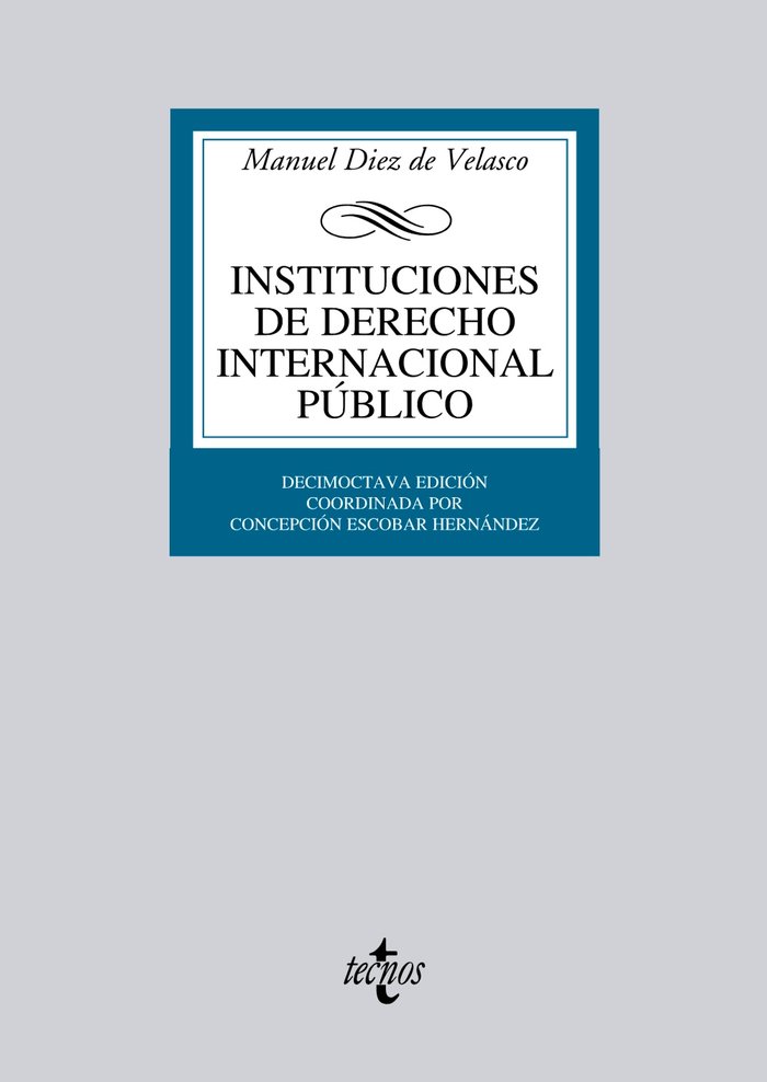 INSTITUCIONES DERECHO INTERNACIONAL PUBLICO 18ªED - 9788430953417 Imagen principal del producto