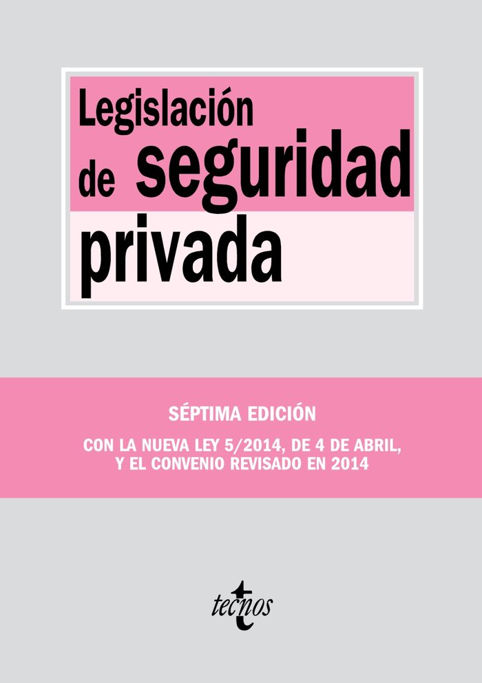 LEGISLACION DE SEGURIDAD PRIVADA 7ªED - 9788430963577 Imagen principal del producto