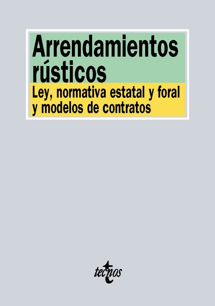 ARRENDAMIENTOS RUSTICOS - 9788430968817