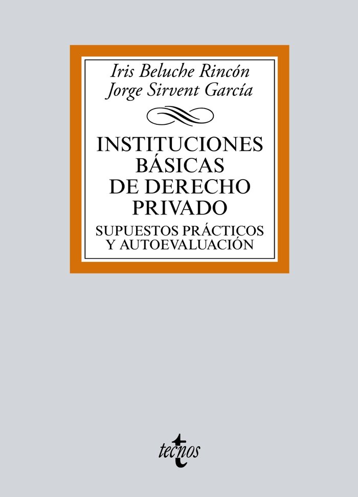 INSTITUCIONES BASICAS DE DERECHO PRIVADO - 9788430969586 Imagen principal del producto