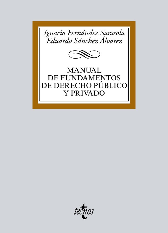 MANUAL DE FUNDAMENTOS DE DERECHO PUBLICO Y PRIVADO - 9788430970766 Imagen principal del producto