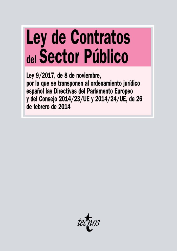 LEY DE CONTRATOS DEL SECTOR PUBLICO - 9788430973972 Imagen principal del producto