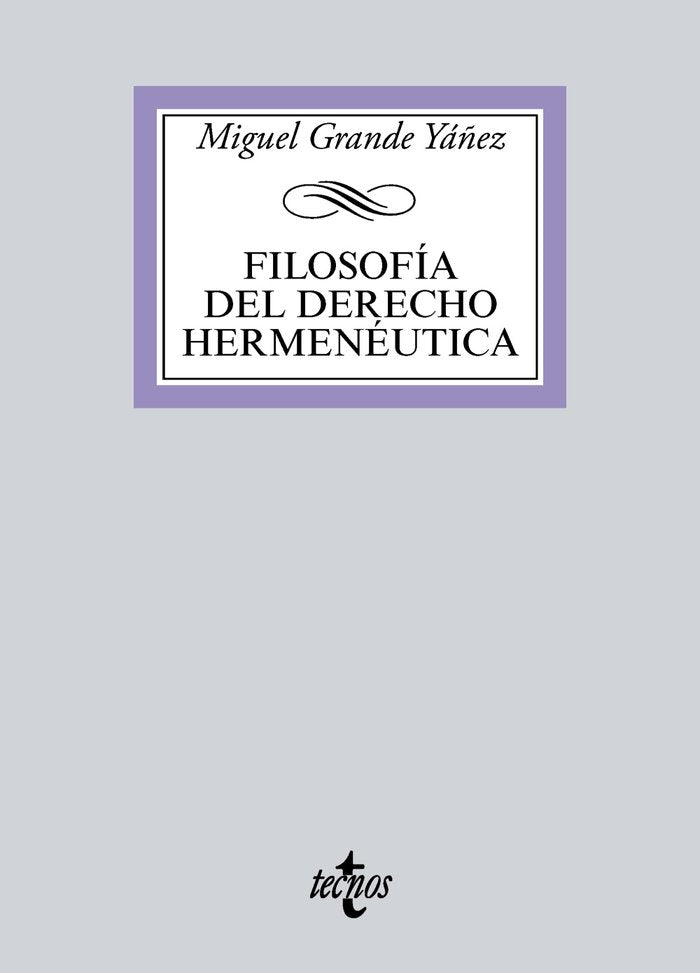 FILOSOFIA DEL DERECHO HERMENEUTICA - 9788430974436 Imagen principal del producto