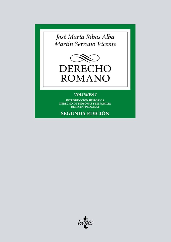 DERECHO ROMANO I - 9788430974603 Imagen principal del producto