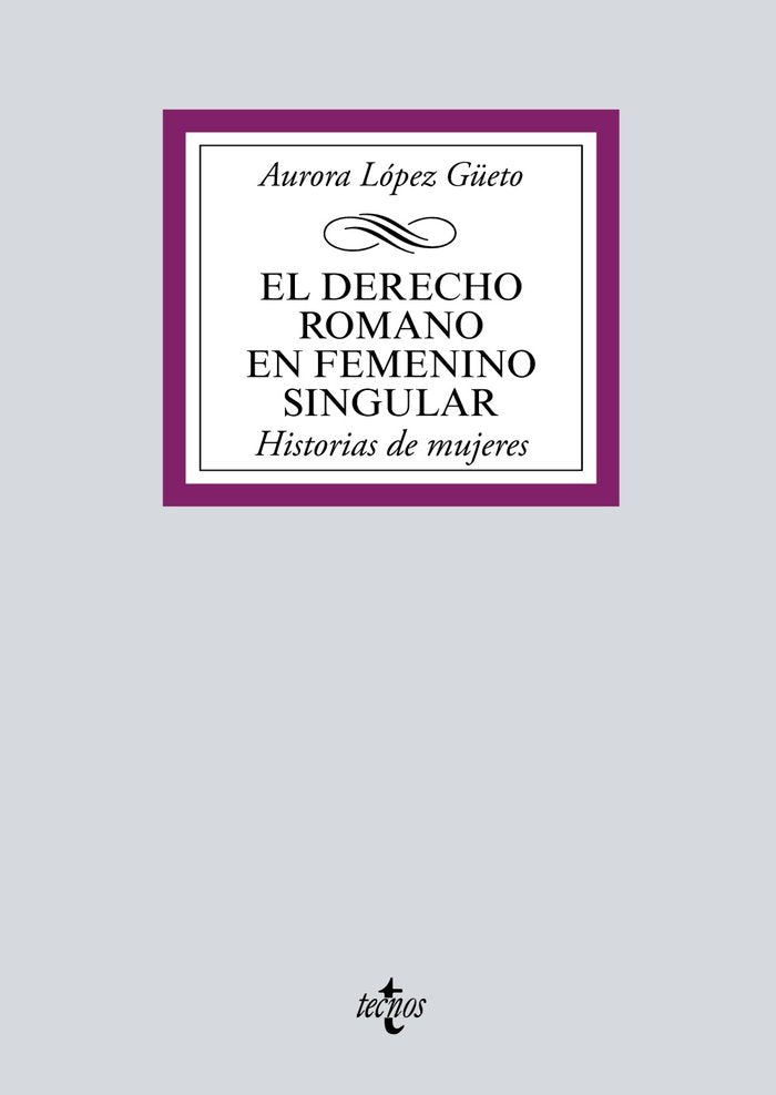 DERECHO ROMANO EN FEMENINO SINGULAREL - 9788430975280 Imagen principal del producto