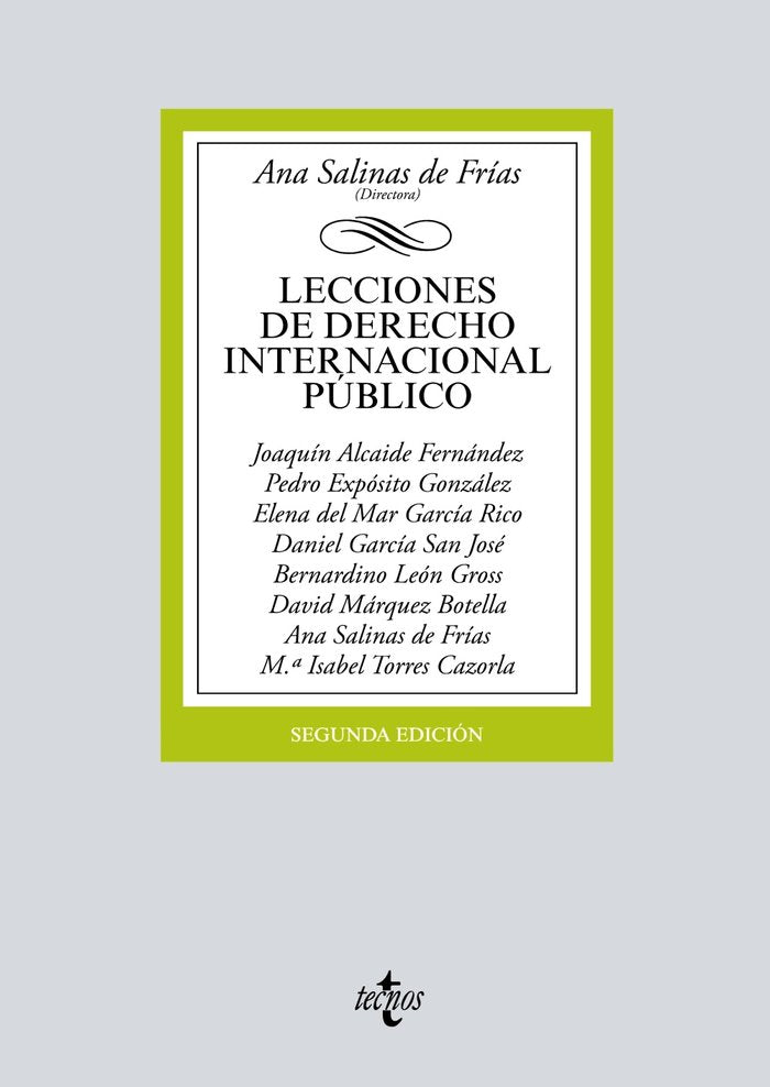 LECCIONES DE DERECHO INTERNACIONAL PUBLICO - 9788430976508 Imagen principal del producto