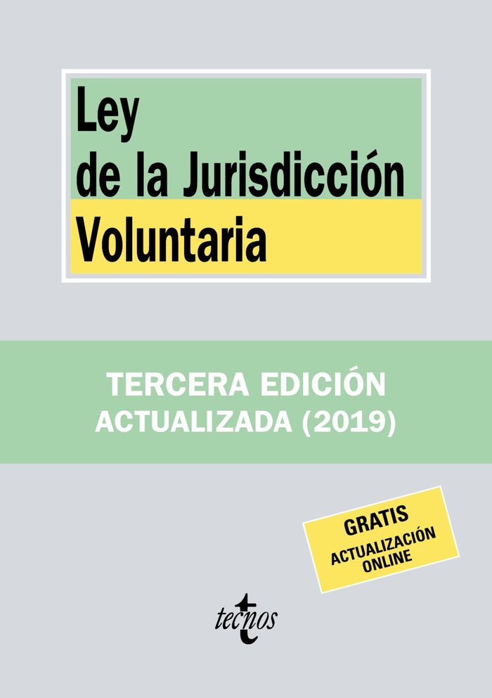 LEY DE LA JURISDICCION VOLUNTARIA 3ªED - 9788430977659 Imagen principal del producto