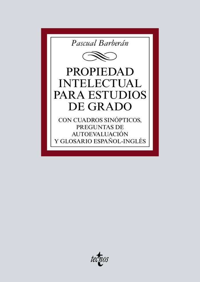 PROPIEDAD INTELECTUAL PARA ESTUDIOS DE GRADO - 9788430979240 Imagen principal del producto