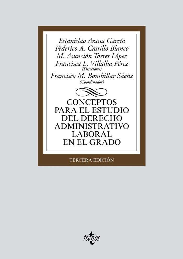 CONCEPTOS PARA EL ESTUDIO DEL DERECHO ADMINISTRATIVO LABORAL - 9788430982257 Imagen principal del producto