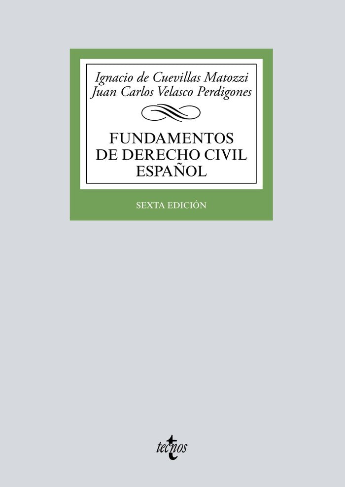 FUNDAMENTOS DE DERECHO CIVIL ESPAÑOL - 9788430984268 Imagen principal del producto