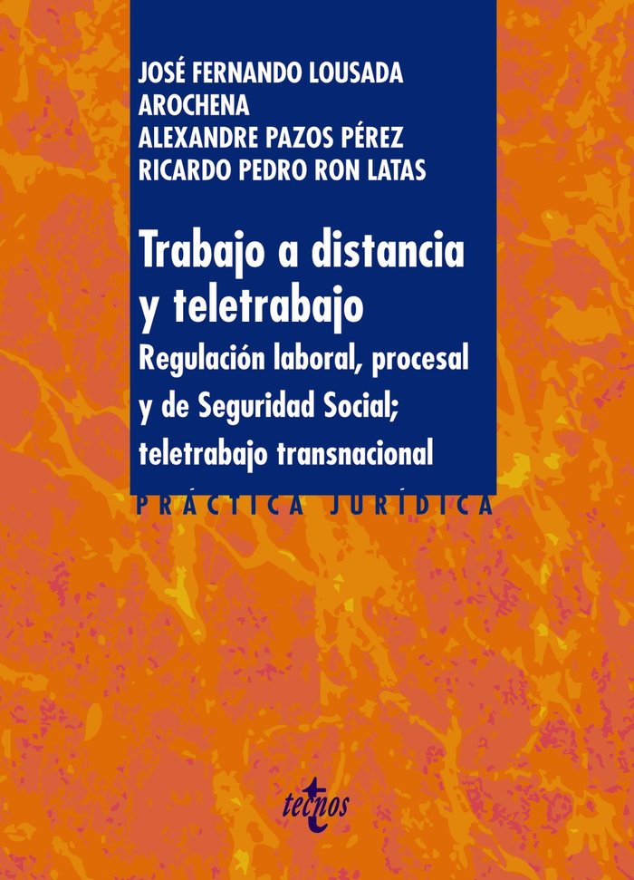 TRABAJO A DISTANCIA Y TELETRABAJO - 9788430986873