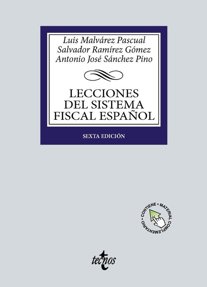 LECCIONES DEL SISTEMA FISCAL ESPAÑOL - 9788430988068 Imagen principal del producto