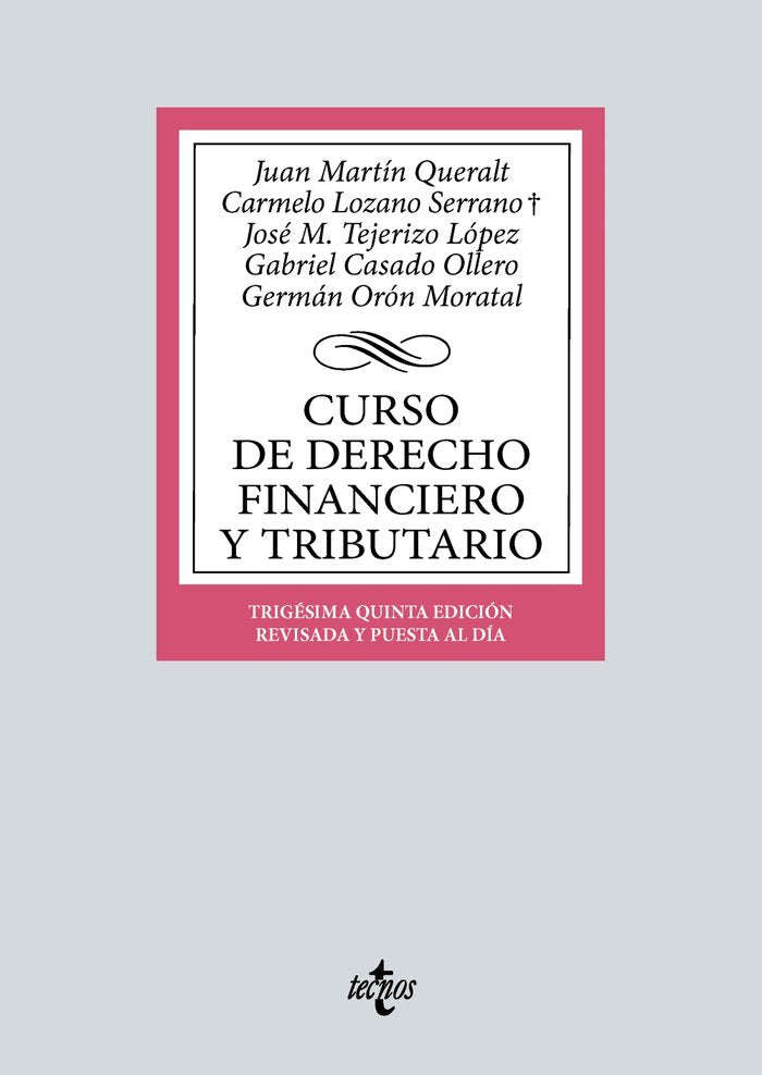 CURSO DE DERECHO FINANCIERO Y TRIBUTARIO - 9788430990504 Imagen principal del producto