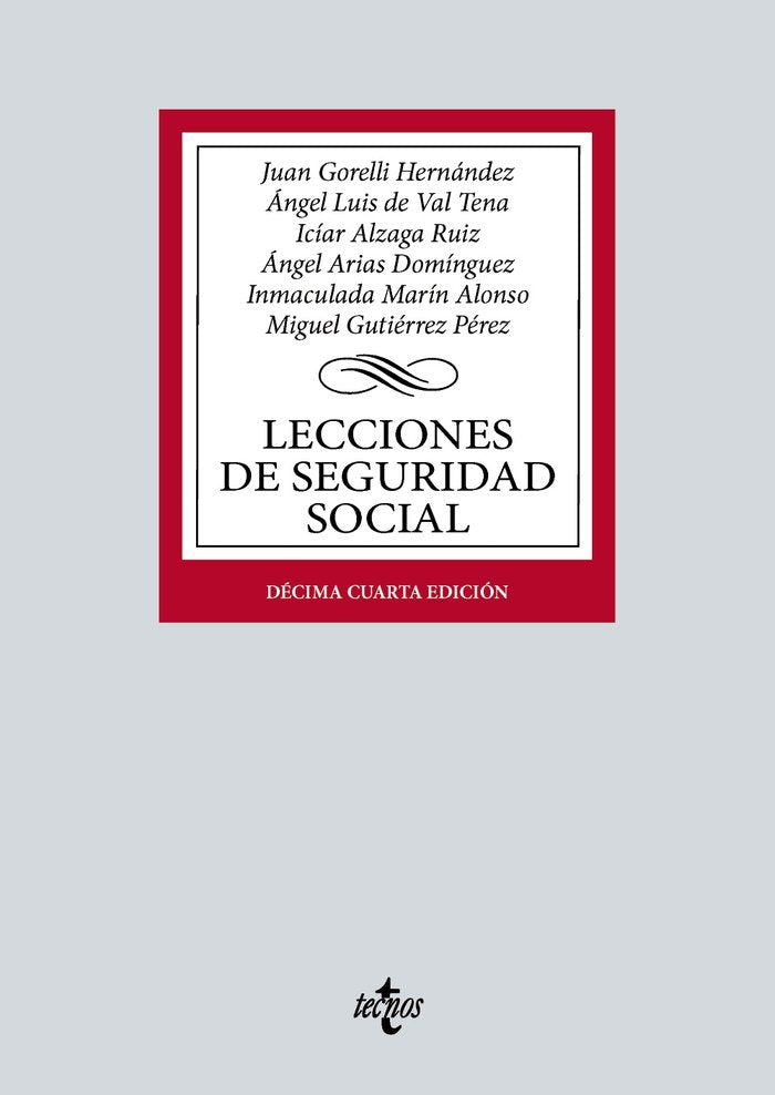 LECCIONES DE SEGURIDAD SOCIAL - 9788430990665