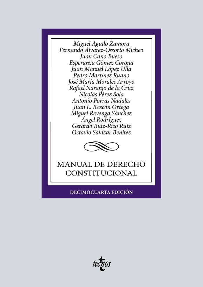 MANUAL DE DERECHO CONSTITUCIONAL - 9788430991617 Imagen principal del producto