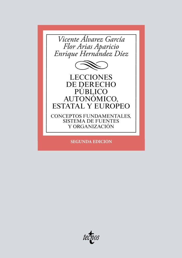 LECCIONES DE DERECHO PUBLICO AUTONOMICO ESTATAL Y EUROPEO - 9788430991839 Imagen principal del producto