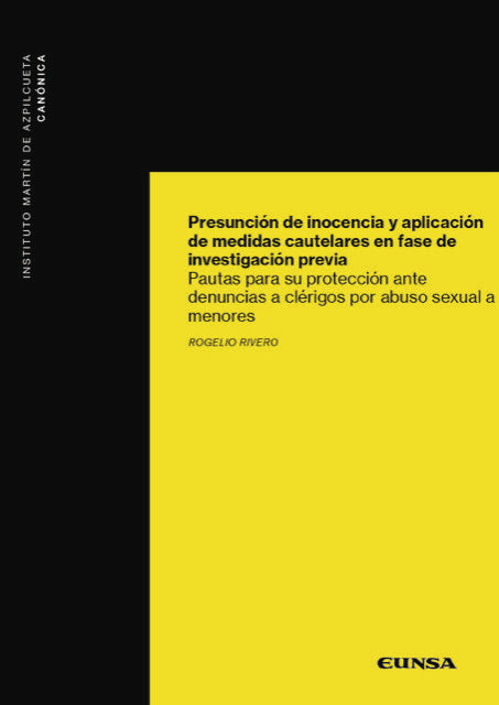 PRESUNCION DE INOCENCIA Y APLICACION DE MEDIDAS CAUTELARES E - 9788431339739